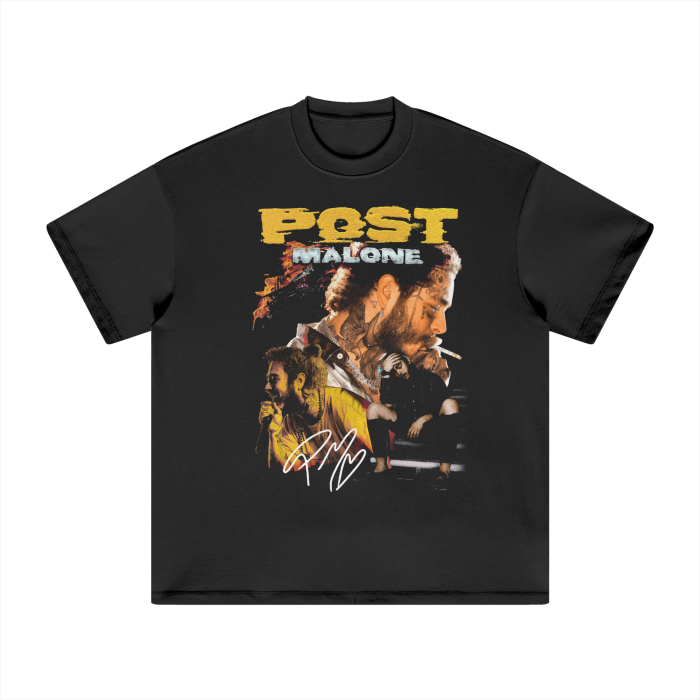 Vintage Bootleg Post Heavyweight T-Shirt - 305GSM