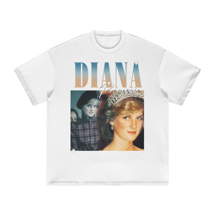 Vintage Bootleg Diana Heavyweight T-Shirt - 305GSM