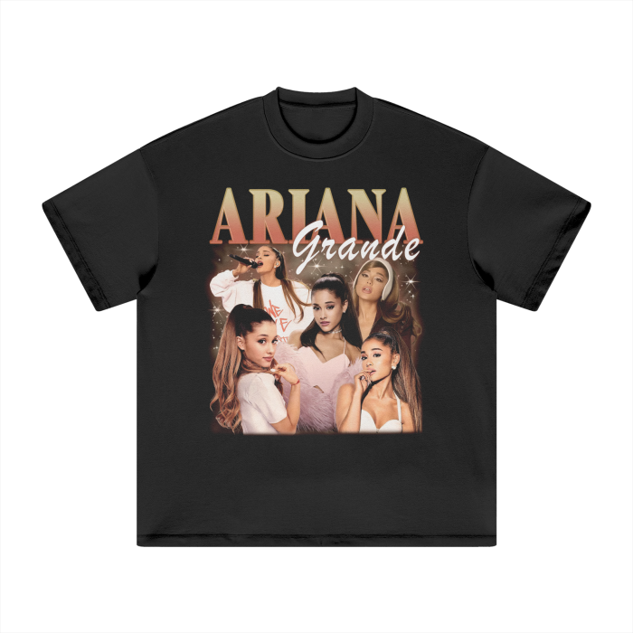 Vintage Bootleg Ariana Heavyweight T-Shirt - 305GSM