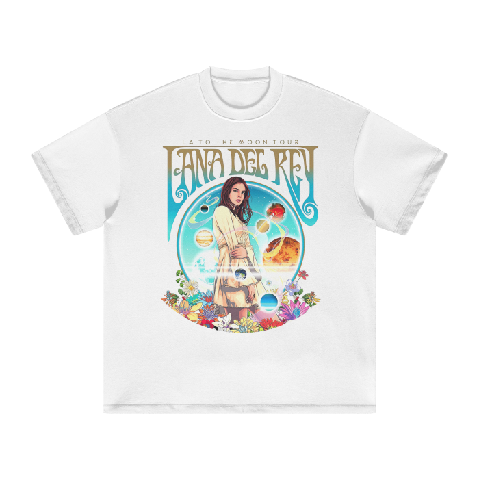 Vintage Bootleg Flower Girl Heavyweight T-Shirt - 305GSM