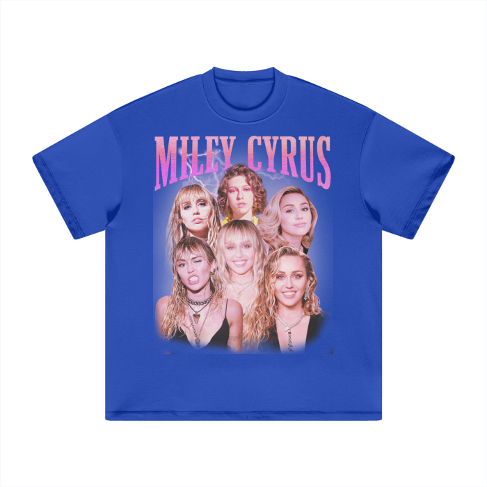Vintage Bootleg Miley Heavyweight Earth Tone FOG T-Shirt - 305GSM