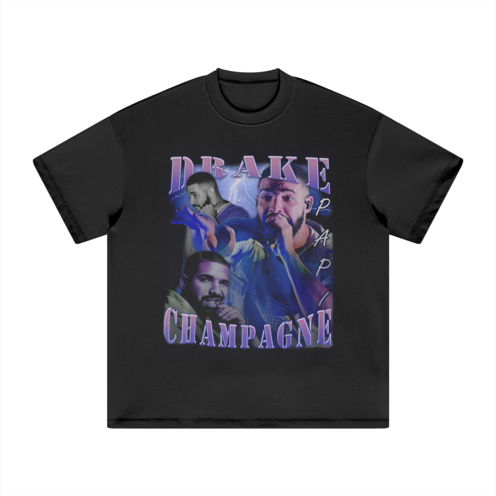 Vintage Bootleg Champaign Heavyweight T-Shirt - 305GSM