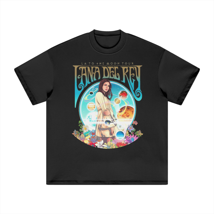 Vintage Bootleg Flower Girl Heavyweight T-Shirt - 305GSM