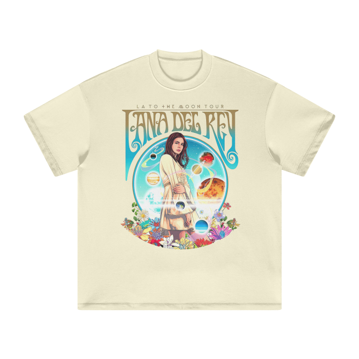 Vintage Bootleg Flower Girl Heavyweight T-Shirt - 305GSM