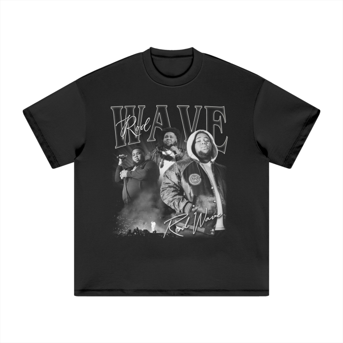 Vintage Bootleg Wave Heavyweight T-Shirt - 305GSM